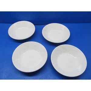 Dudson Olympus Set Of 4 White 4 3/4"X1" Sauce Bowls  Back Stamps Various Years